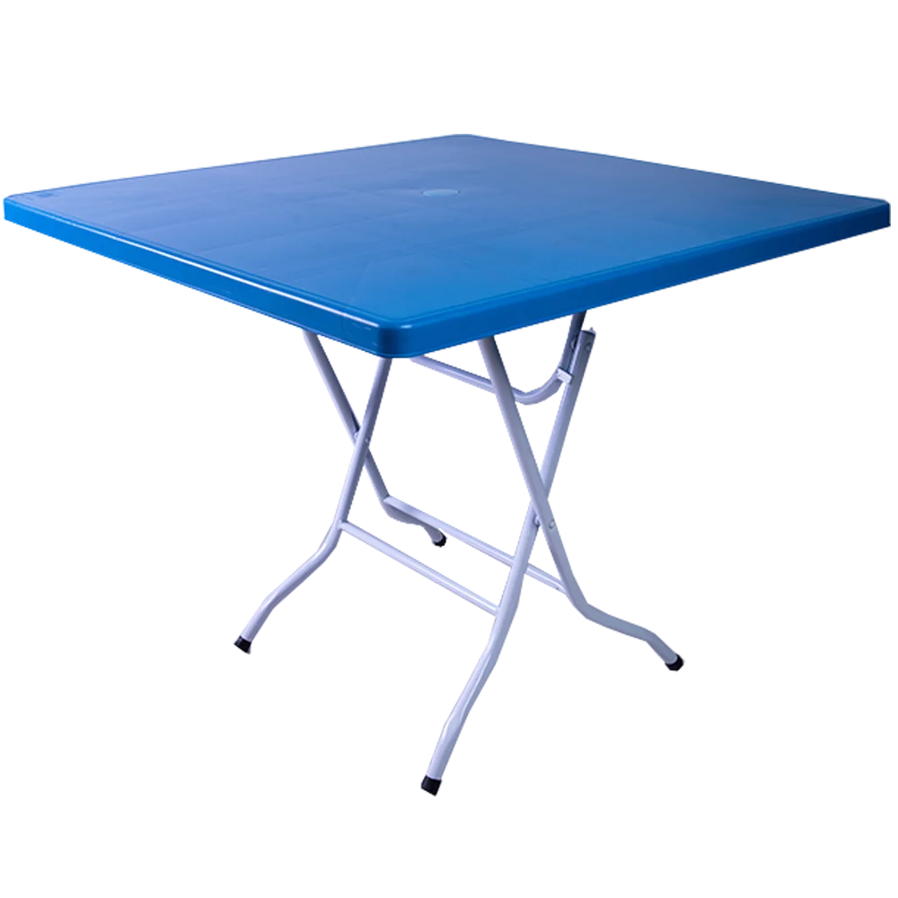 Recommended Leading Plastic Furniture Manufacturing Wholesaler Mabel White Square Plastic Dressing Table Folding Table Series