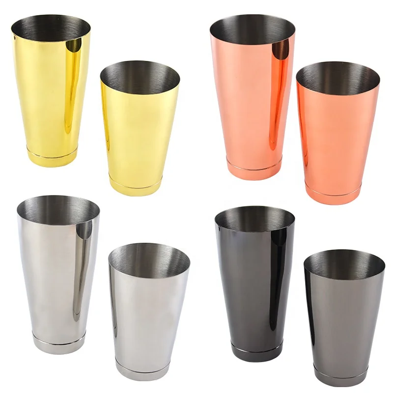 Stainless Steel 2 Piece 28oz Boston Cocktail Shaker Tins Pro Bar Shaker Boston Shaker Set