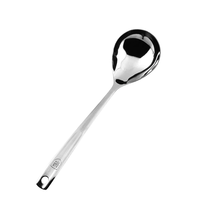 wholesale Kitchen Accessories golden Stainless Steel Kitchen soup spoon ladle slotted spoon ladle