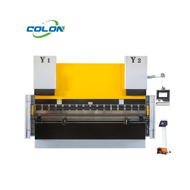 High precision 100 ton 3200mm 6axis CNC electro hydraulic Press Brake With DELEM DA 66t CNC system