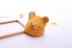 Высококачественная фабричная детская шапка Spot, вязаная теплая дизайнерская Милая вязаная крючком зимняя шапка с маленьким тигром