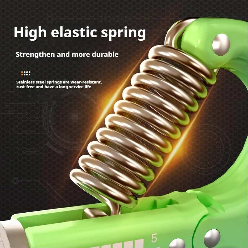 2024 Hand Grip Strengthener with Counter Adjustable Resistance Forearm Trainer Grip