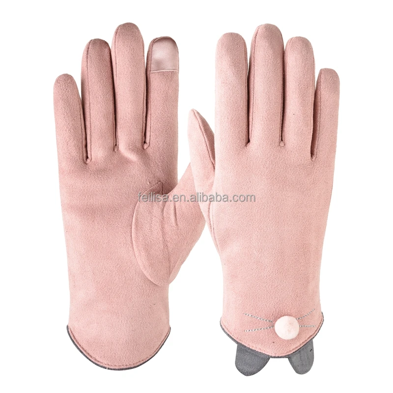 
Fashion gloves for women wholesale All-fingered warm female gloves 