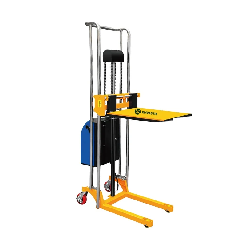 Self loading pallet stacker light Semi Electric Pallet Stacker used in warehouse and container