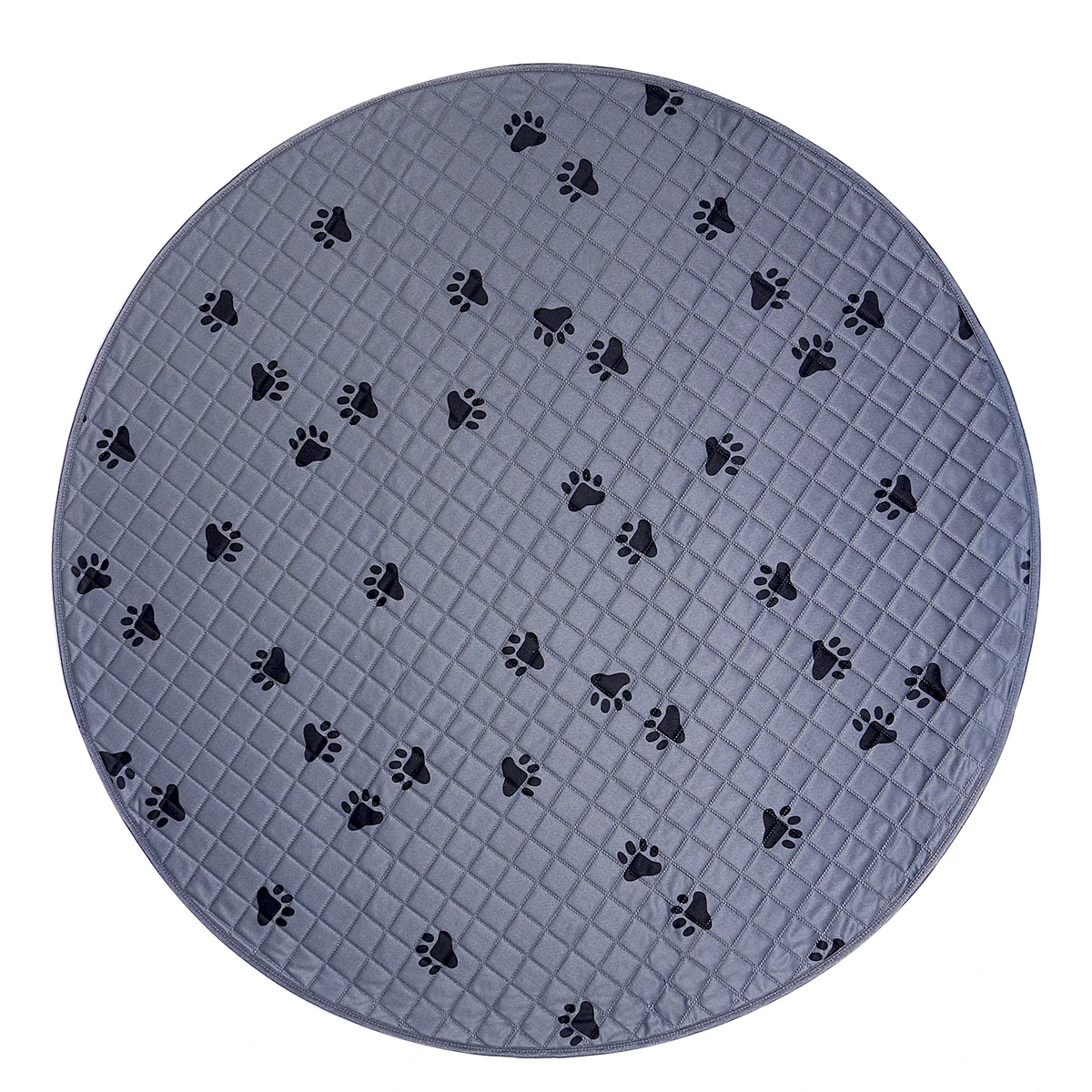 
Reusable Washable Printed Dog Paws Pee Pads , Puppy Training Toilet Wee Pee Pad 