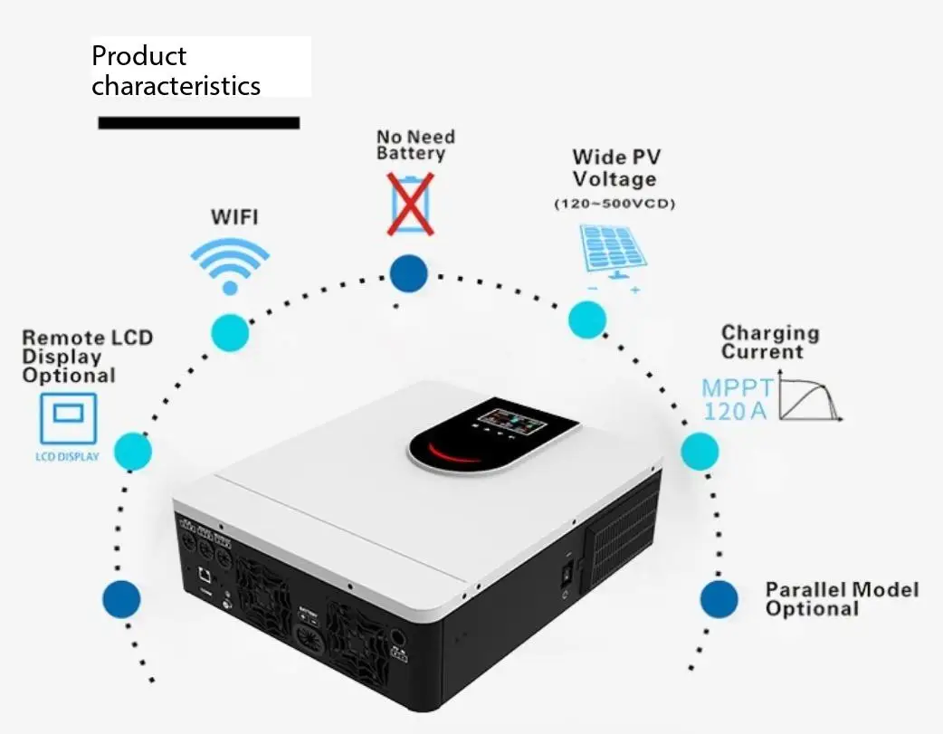 Solar Power Inverter Hp Pro Multi-Protection Function Solar Inverter