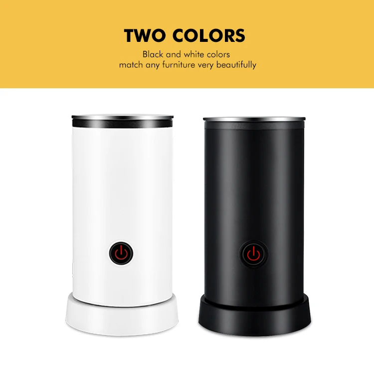 Amazon Top Seller Automatic Electric Stainless Steel Heater Warmer Milk Frother