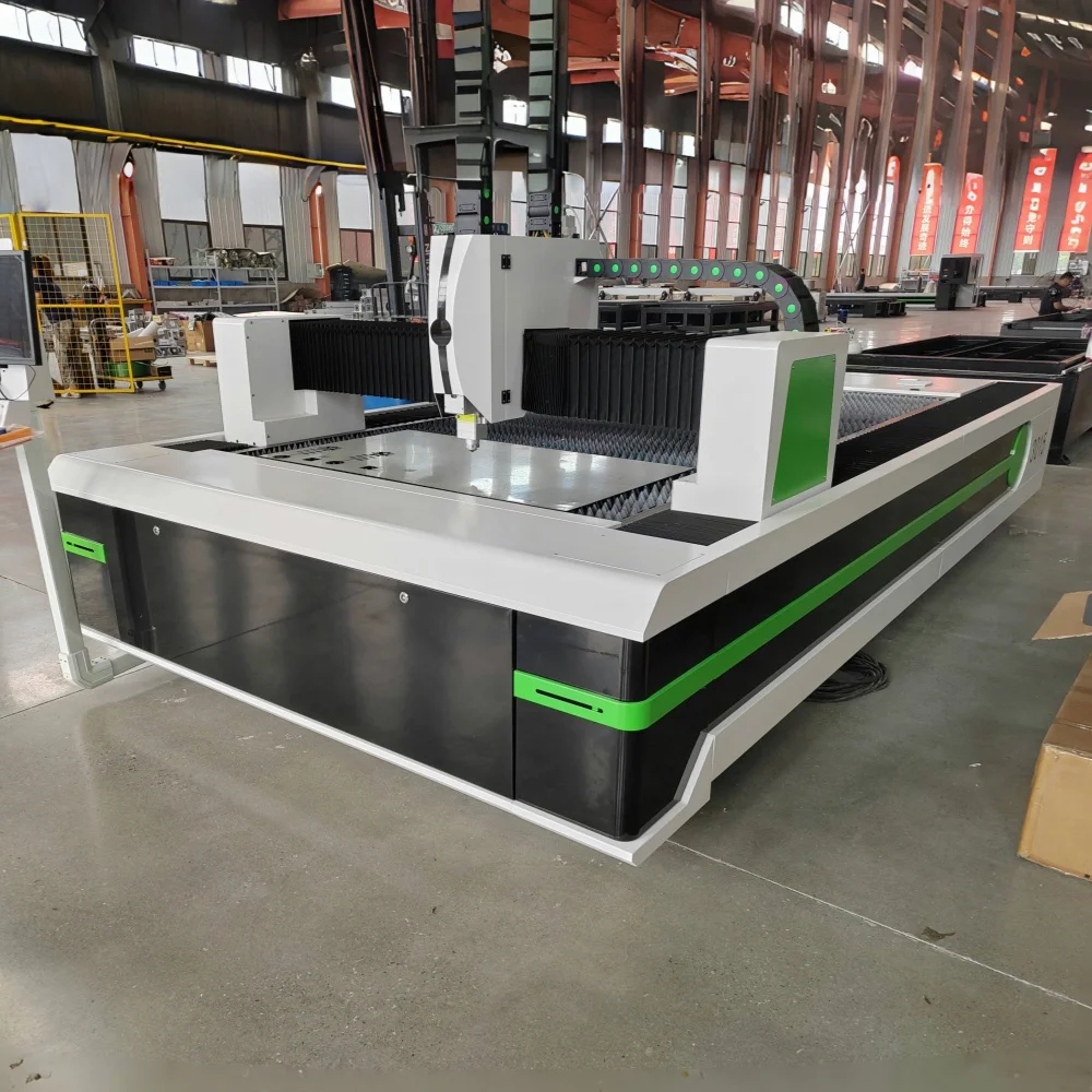 3000*1500mm Fiber Laser Cutting 1500w 2000w 3000w Metal Machine With MAX Raycus
