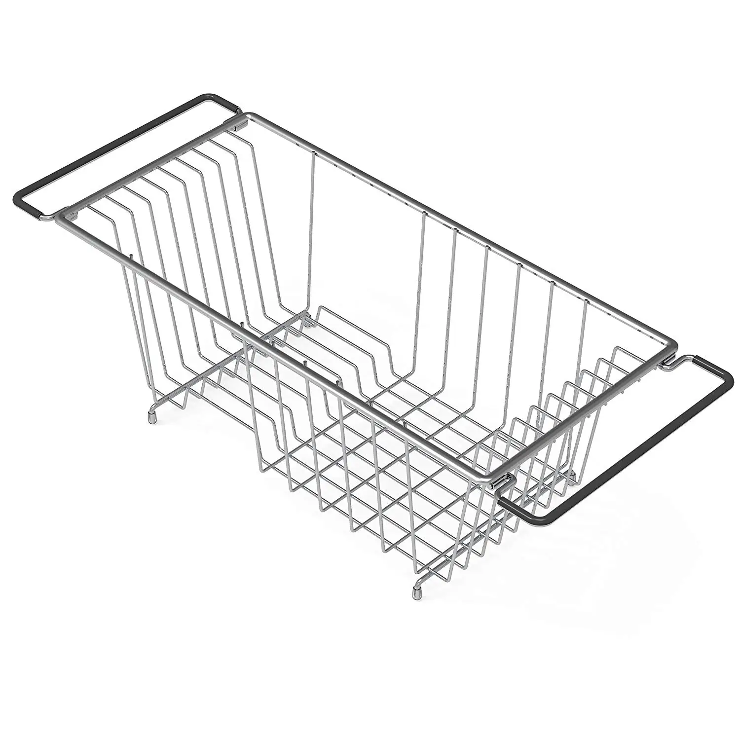 
Kitchen Accessories Chrome Color 3 layer dish drainer rack Kitchen Sink Dish Drainer Drying Rack 