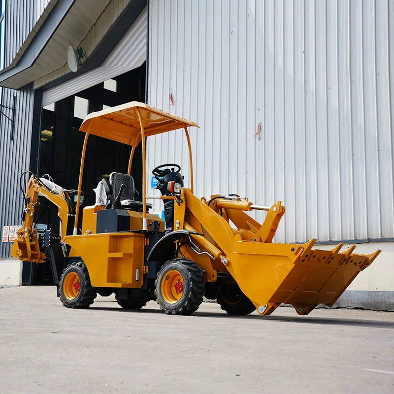 New model backhoe loader excavator Retroexcavadora Backhoe Loader For Sale front bucket famous