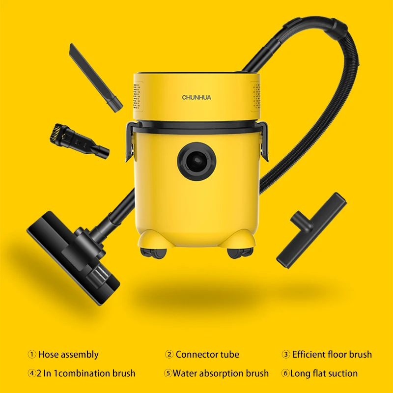 Gamana V20B Multi Function Stainless Steel 220V Dry Wet Vacuum Cleaners For Sofa Commercial Home