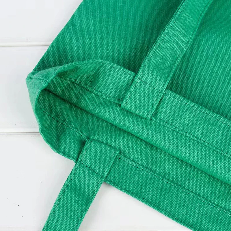 Calico Shopper Bags Plain Organic Reusable Foldable Custom Design Print Cotton Canvas Tote Shopping Bag