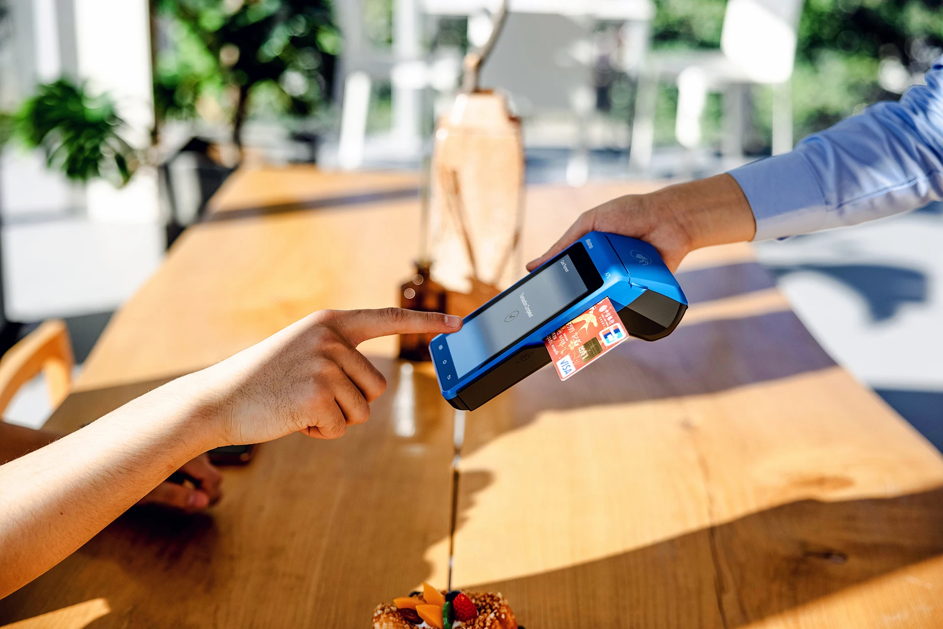 5 inch Payment mobile POS Terminal Portable Android Mobile POS with Built-in Printer