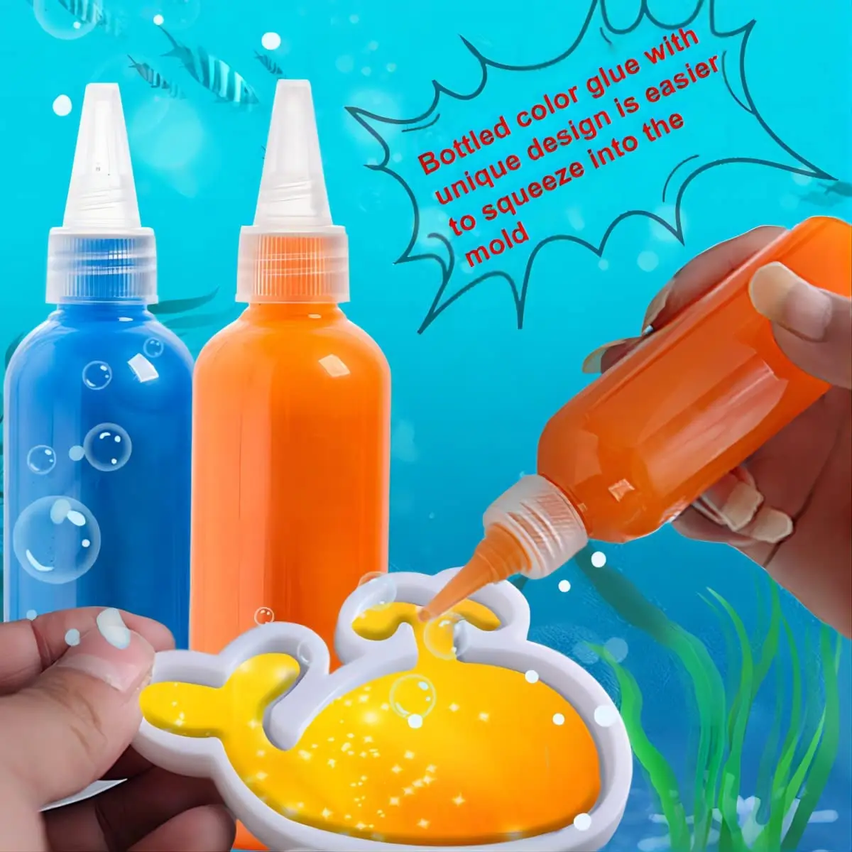 2024 6colors New Educational Animal Water Elf Bead Kit DIY hand made Magic water elf toy kit