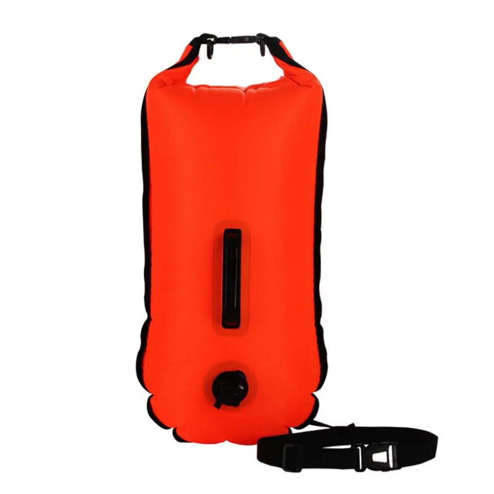 Open Water Swim Buoy  bag  Flotation Device with Dry Bag  for Swimmers, Triathletes, and Snorkelers. Floats for Safer Swims