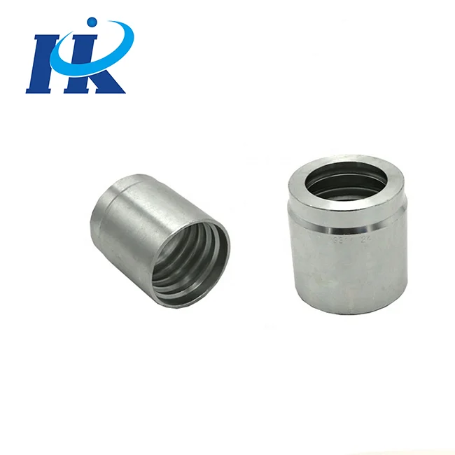 Carbon steel high pressure hydraulic hose ferrule 00100