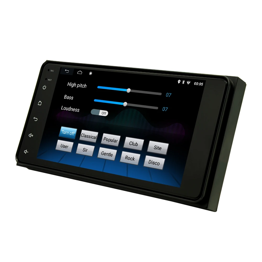 HT-8002D 7-in Double Din Universal Wifi Gps Car Dvd Player Android 10 for Toyota Corolla 2010 2015