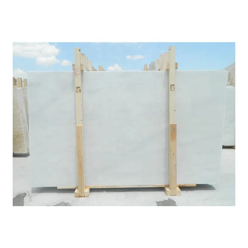White Marble Slab Kemalpasa Statuary Greek White High Quality Durable Clean 20 mm Thickness
