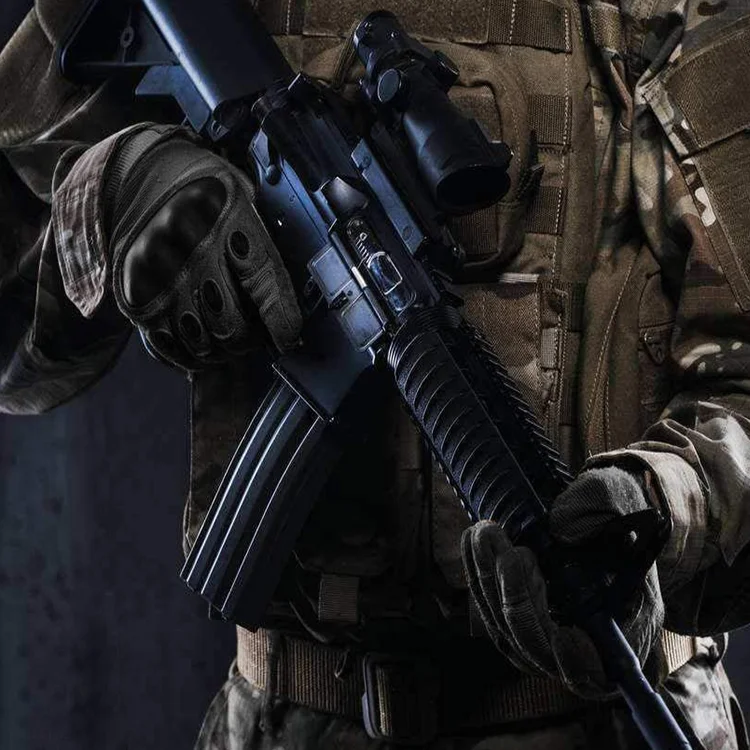 Leather Army Tactical Gloves Military Hard Knuckle Military Gloves