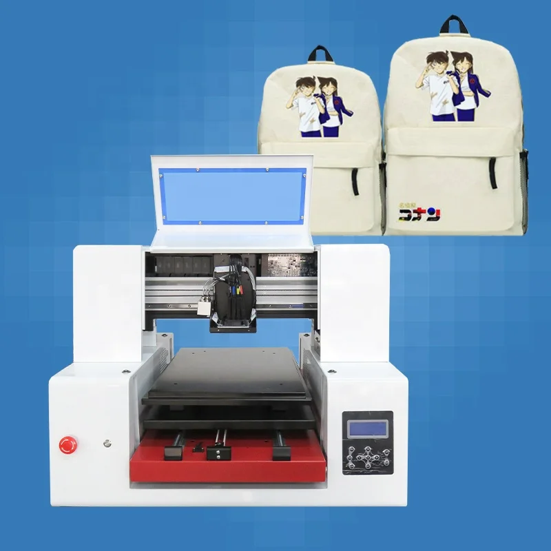 Automatic A2 DTG Printer Canvas School Bag Non-woven Shopping Bag Printing Machine 4060 Size Easy Operation