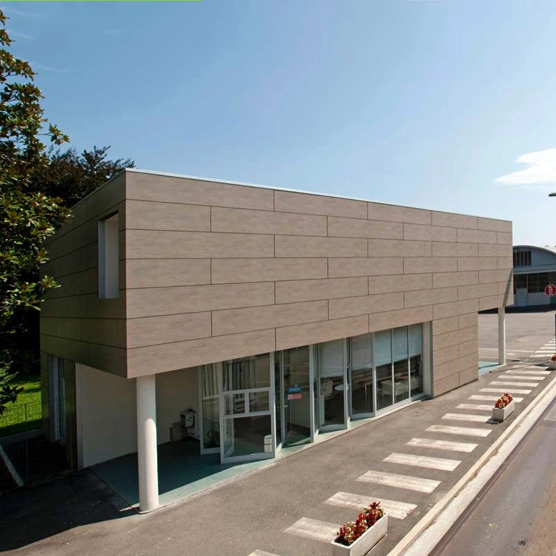 Professional 8mm Exterior compact laminate veneer wood wall panel sheet cladding