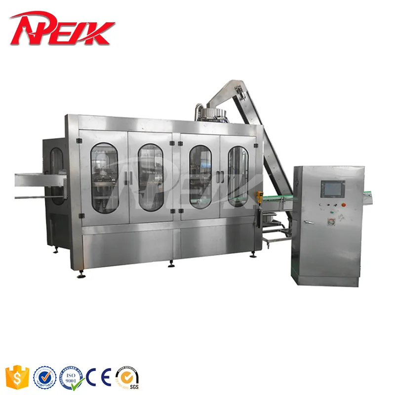 New peak pure water filling machine automatic three-in-one liquid filling machine