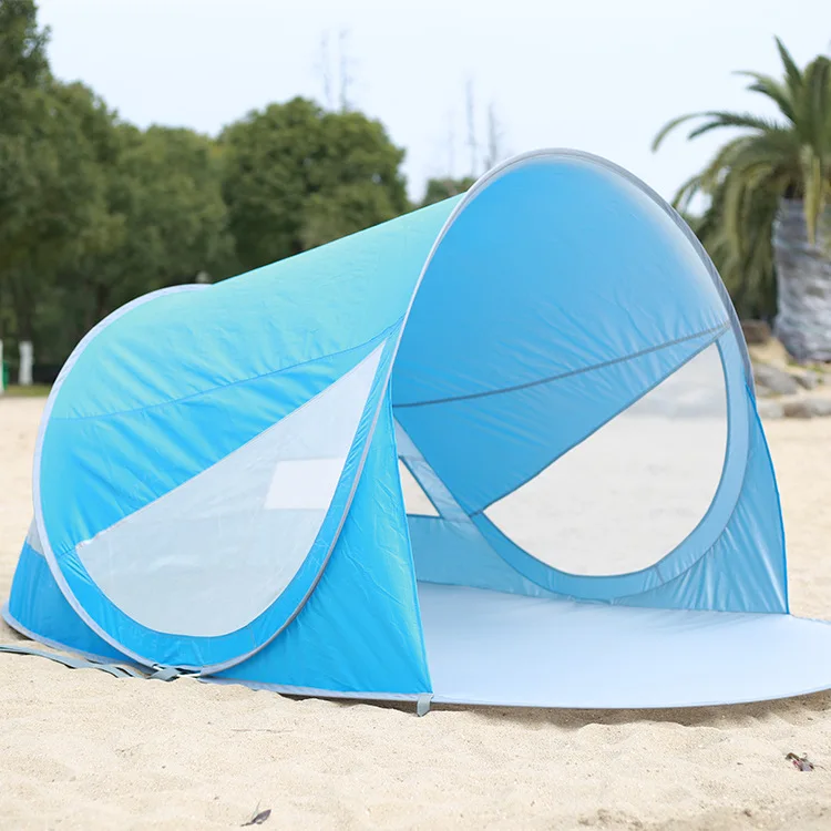 High Quality Summer New Sunscreen Sunshade Awning Tent Baby Beach Tent Beach Shelter Tent