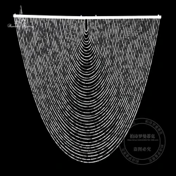 6ft Wedding decoration hanging acrylic plastic beads chain curtain shiny nice curtain garland for wedding event decor
