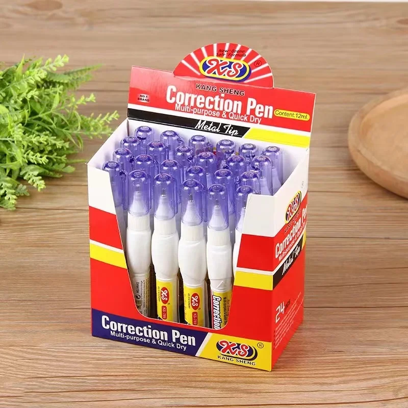 Student stationery is small and easy to carry apply even correction fluid pen comfortable