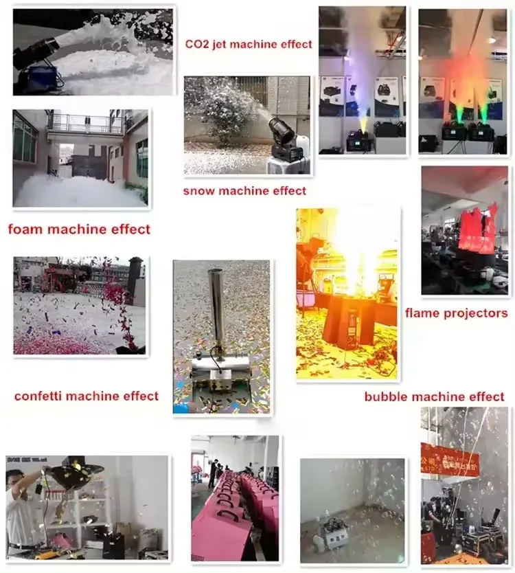 150W Special Effect DMX Remote Control Spray Fire Flame Machine For Stage Show