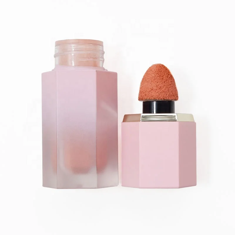 OEM Wholesale High Pigment Liquid Blush Long Lasting Waterproof Hot Selling 12 Color Cheek Color  Liquid Blush