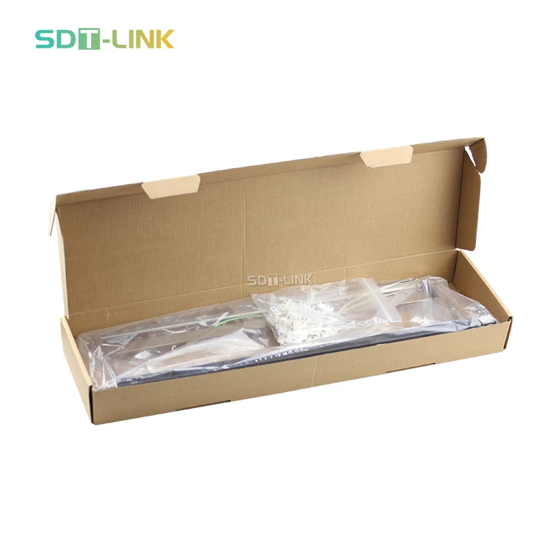 RJ45 FTP экранированный кабель кабельной сети 19 дюймов 24 порта Cat6A патч-панель Cat6A rj45 патч-панель