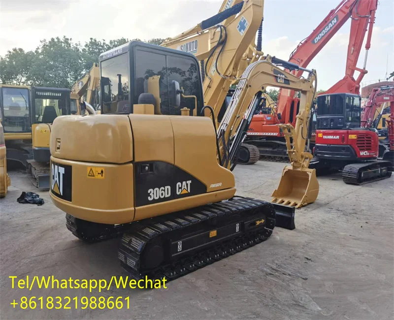 Экскаватор cat 306 низкая цена гусеница мини 6 5 тонн CAT 306d Подержанные экскаваторы для продажи