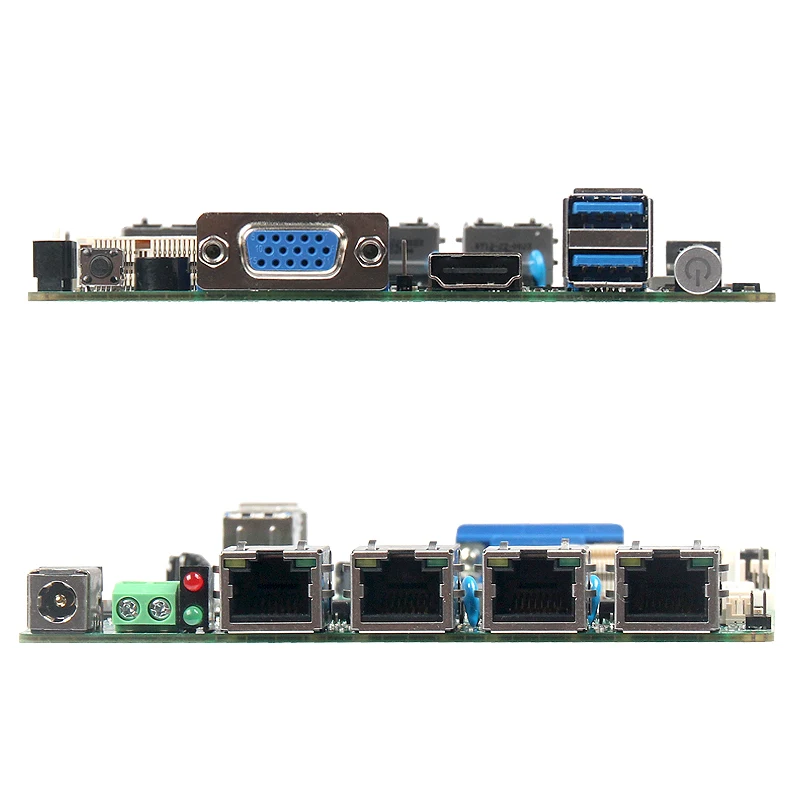 Factory Intel Gemini Lake-R J4125 Firewall Motherboard Router 4 lan Port USB3.0 RS232 RS485 4K Display Nano Itx Motherboard