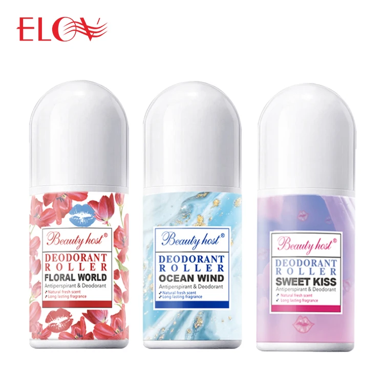 Private Label Deodorant Stick Antiperspirant Underarm Deodorant Natural 24 Hours Lasting Refreshing Deodorant Roller On Bottle