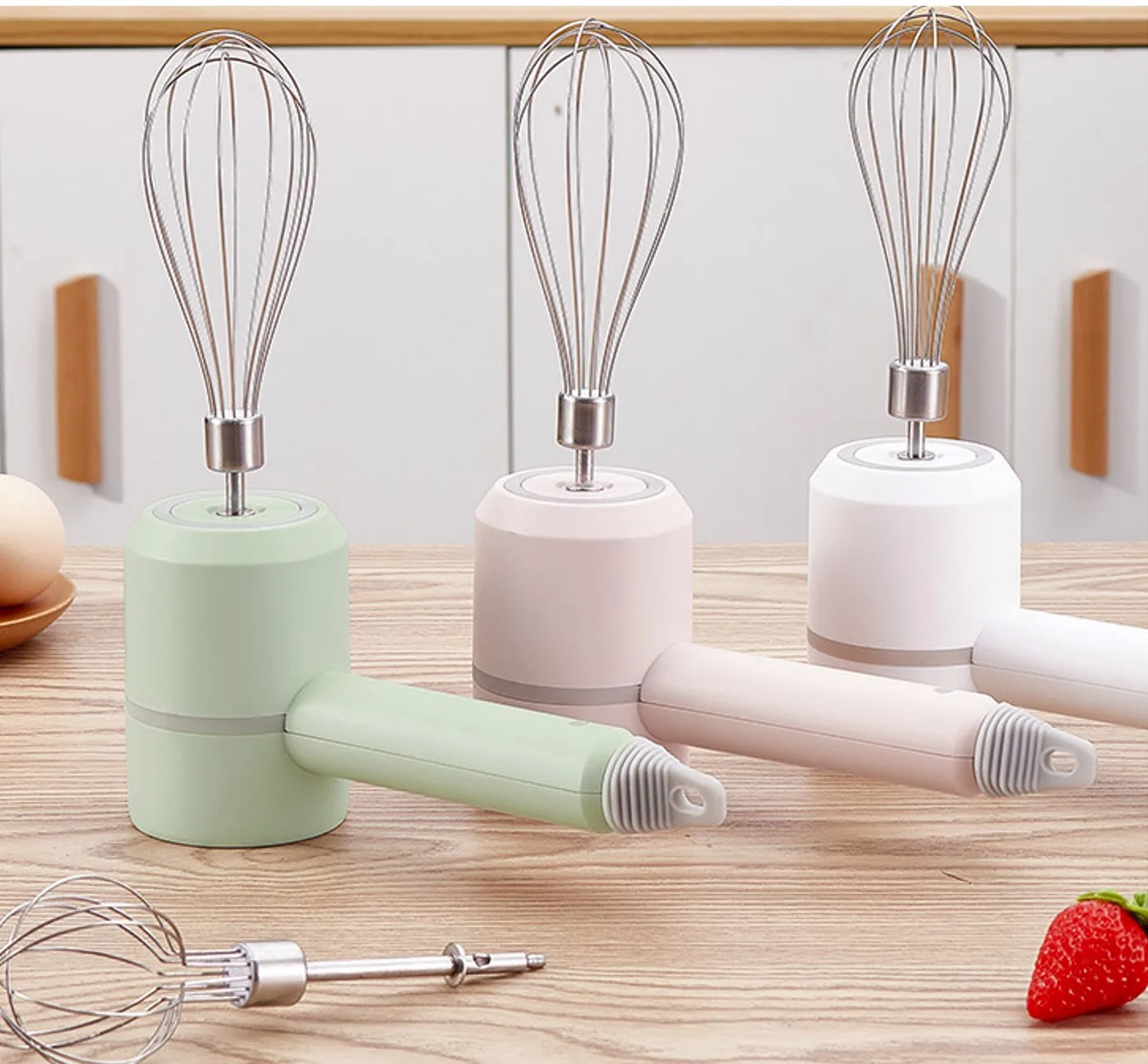 USB Electric Hand Mixer 3 Speed Handheld Mixer garlic meat food chopper Egg Beater with glass cup