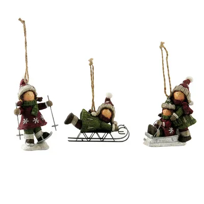 christmas tree family decoration ornament christmas dolls decor