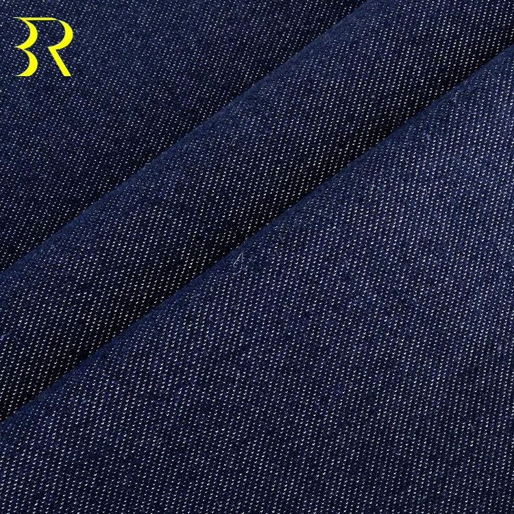 
Hot Selling Twill Cotton Polyester Spandex Knitted Durable Stretch Denim Fabric For Trousers 