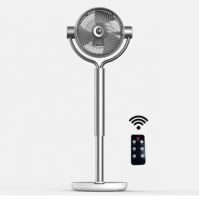 24 Watts  360 Degree Air Cooling Fan 12-Speed 9 Inch 3- Blade Air  Fan Cooler With 2 Height Adjustable