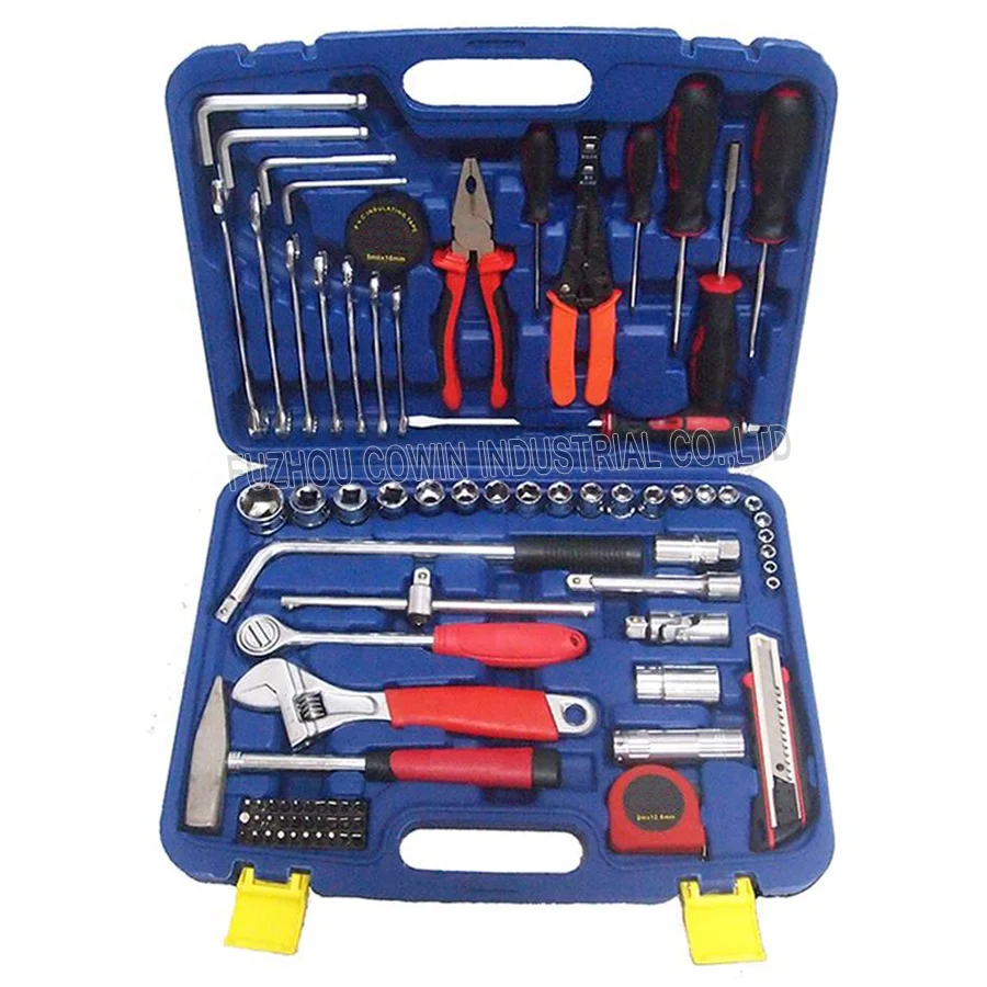 High quality 84pieces auto repair Mechanic tool set multifunctional combination hand tool kit for Repairing and Maintenance