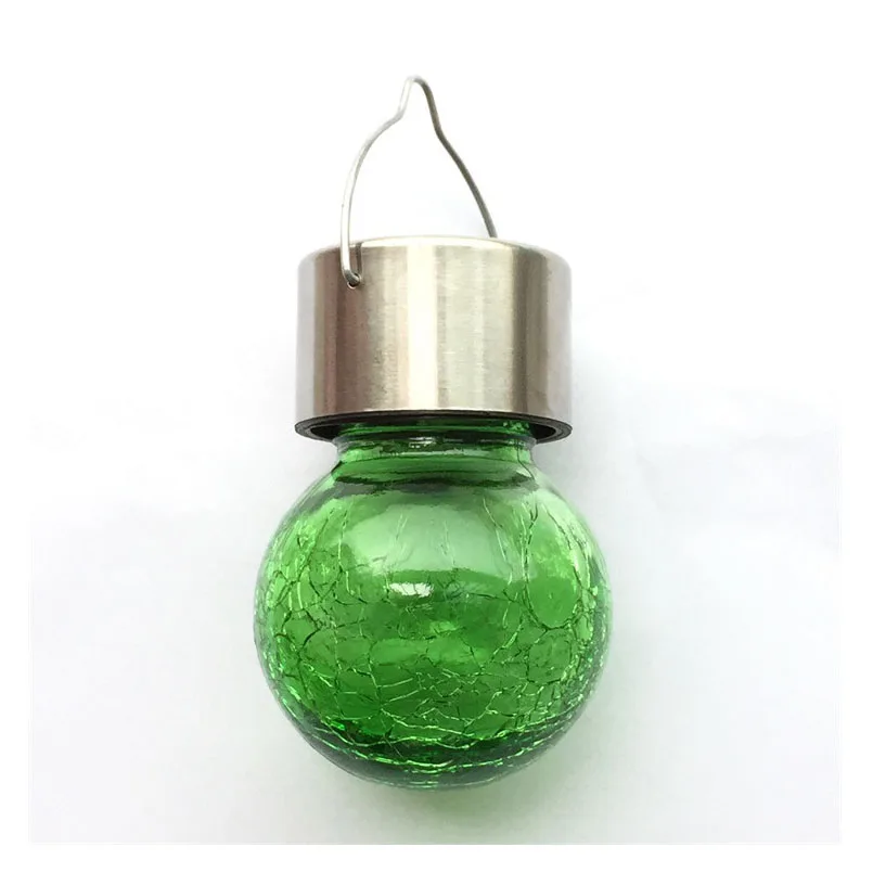 HOMIFINE подвесные солнечные светильники наружные на солнечных батареях водонепроницаемые Ландшафтные фонари с трещиновым стеклом дизайн для украшения