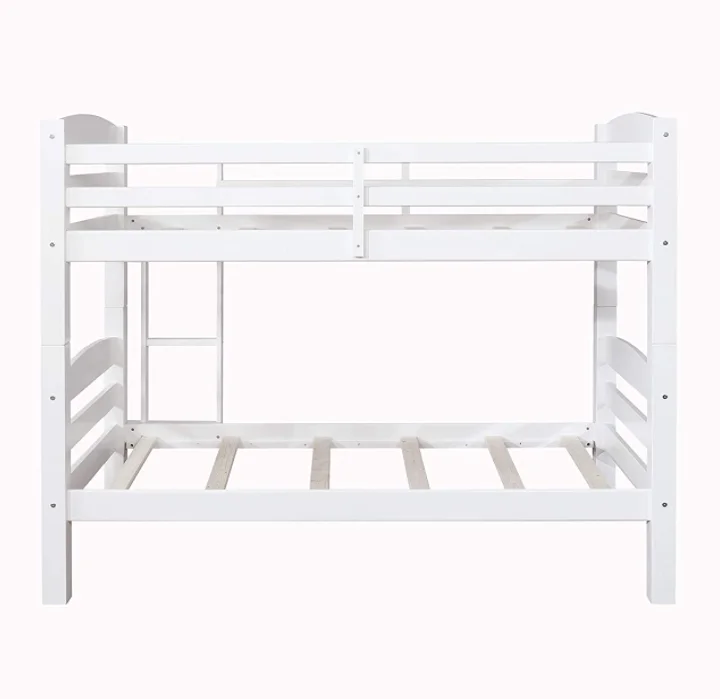  triple bunk bed Solid Wood Twin Low Bunk Bed with Slide