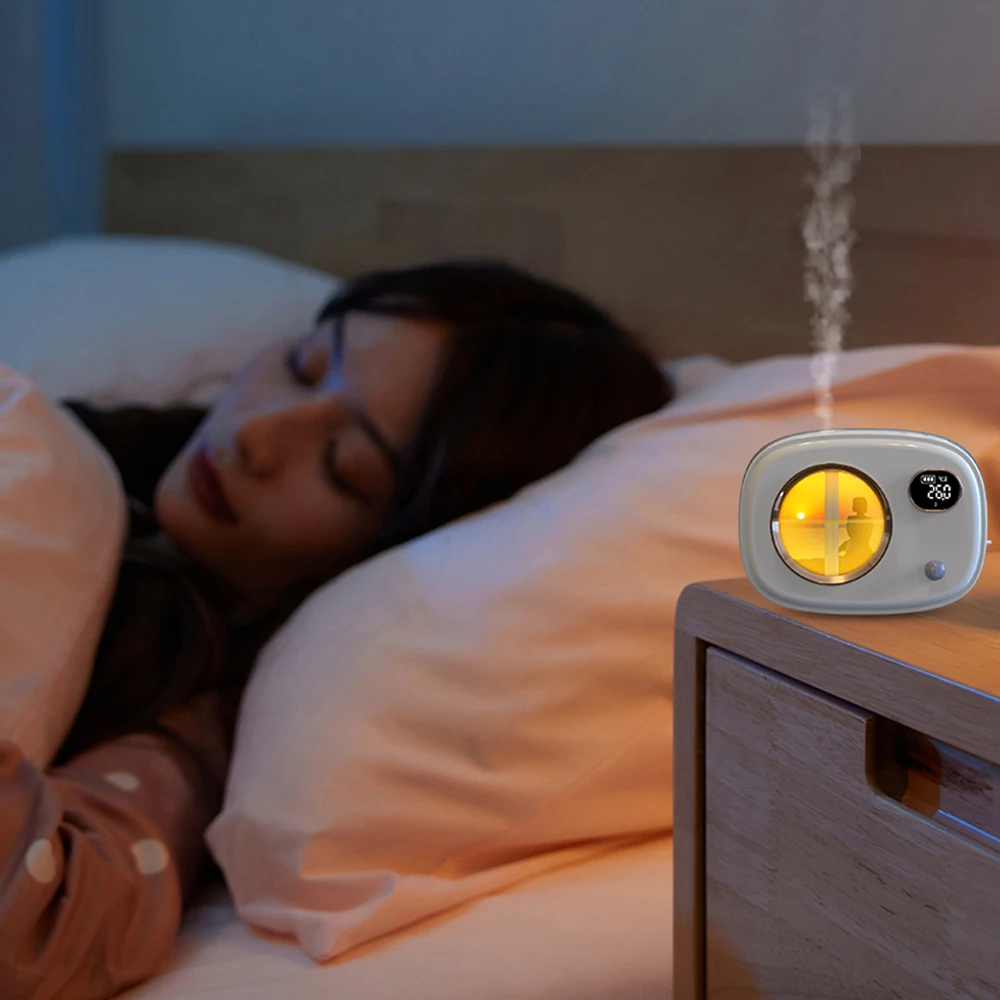 Home battery intelligent display power air freshener electronic dispenser automatic spray waterless oil wall plug in diffuser