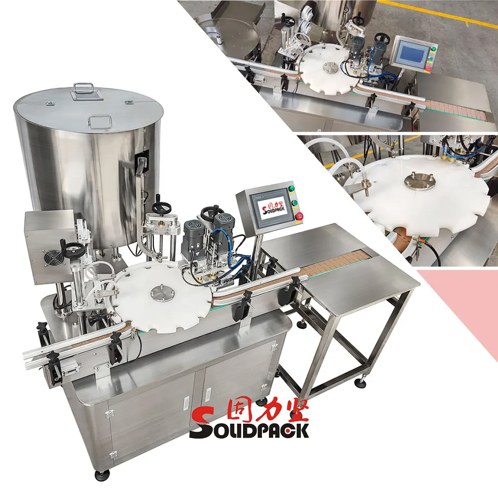 Solidpack Small Liquid Constant Peristaltic Pump Filling Machine