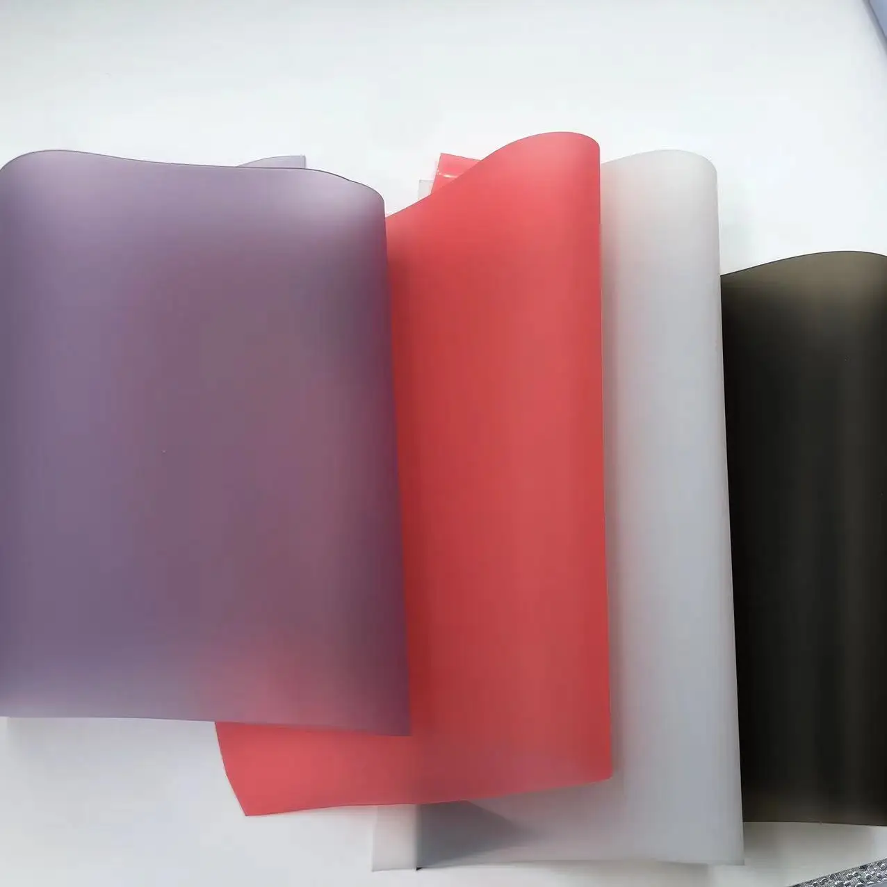 TPU Film Single Side Matte for Shoe Raincoat Hang Bag Umbrella Sport Wear Outdoor Products Customized Color Square Material Roll