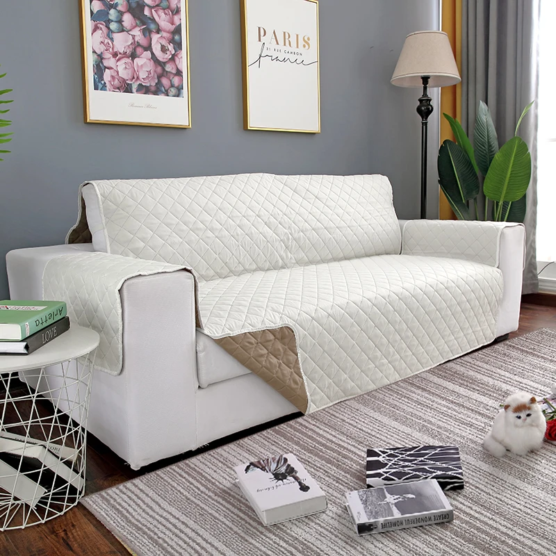 Durable Pet Cover for Sofa Couch Cover Furniture Protector Sofa Slipcover Reversible Sofa Cover for 3 Cushion Couch