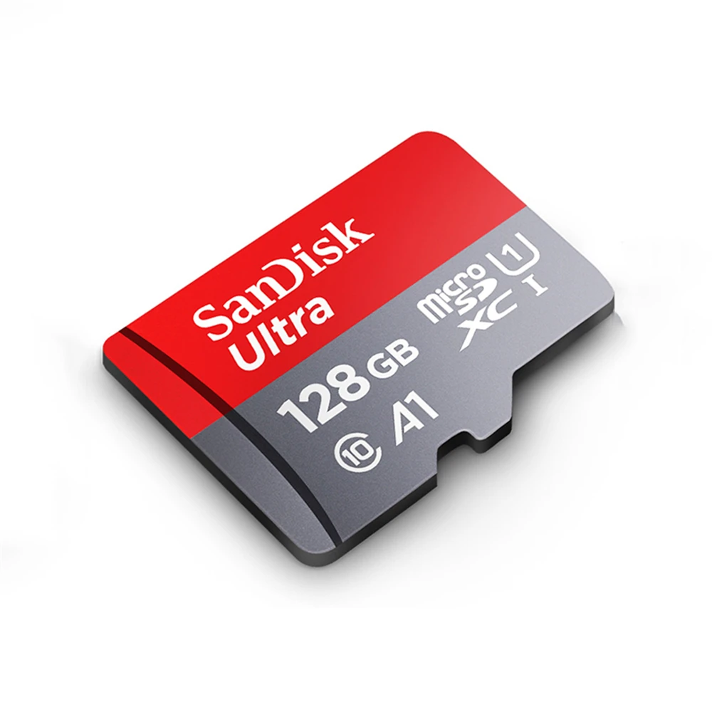 100% оригинальные аксессуары и запчасти Sandisk TF флэш-карта памяти SD 128 ГБ 32 256 Гб класс