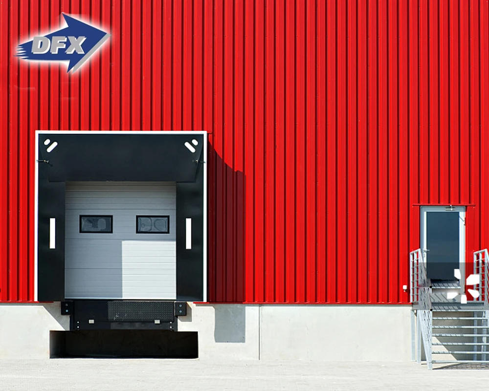 Prefabricated  ce iso  industrial  workshop shed  steel structure  distribution center storage warehouse  with loading docks