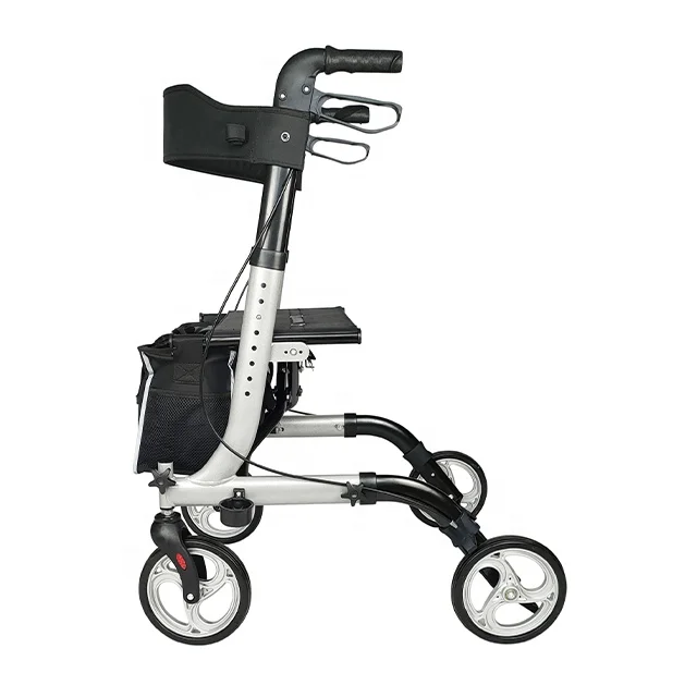 Aluminum Rollator walker for elderly with brake