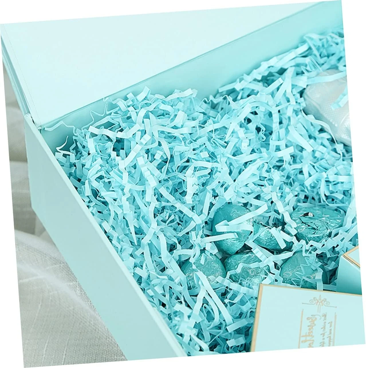 China Cheap Shredded Paper High Quality Silk Fold Shredded Lafite Tissue Paper Crinkle For Gift Box